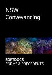NSW Conveyancing - Softdocs Forms & Precedents