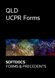 QLD UCPR - Softdocs Forms & Precedents