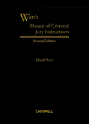 Watt's Manual of Criminal Jury Instruction, 2nd Edition