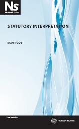 Nutshell: Statutory Interpretation Book + eBook