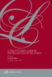 A Practitioner's Guide to the Regulation of Insurance 5th edition