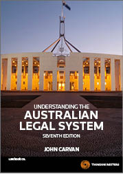 Understanding the Australian Legal System 7e book + ebook