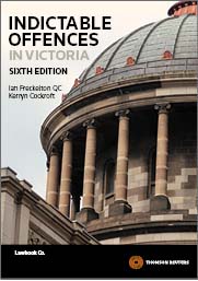 Indictable Offences in Victoria 6th Edition - Book+eBook