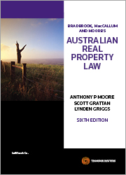 Australian Real Property Law 6th edition eBook
