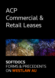 ACP Commercial & Retail Leasing - Softdocs Forms & Precedents