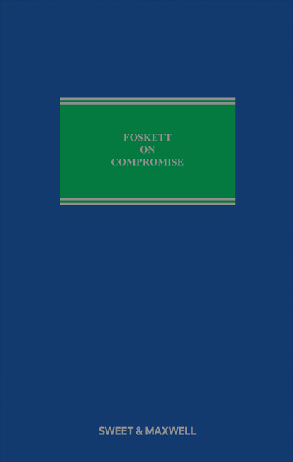 Foskett on Compromise 8th edition