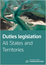 Duties Legislation - all States & Territories (Checkpoint)
