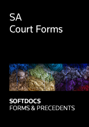 Softdocs Online SA Court Forms