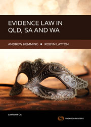 Evidence Law in QLD, SA and WA - Book