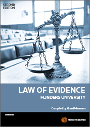 Law of Evidence: Flinders University 2e