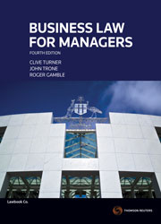 Business Law for Managers 4th ed