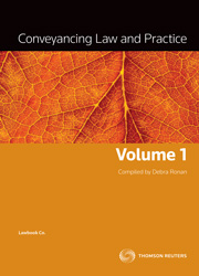Conveyancing Law and Practice Vol 1 ebook