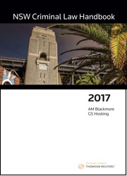 NSW Criminal Law Handbook 2017 - Book & eBook