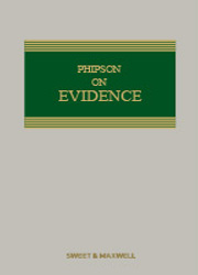 Phipson on Evidence 19th edition – Thomson Reuters Australia