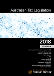 Australian Tax Legislation 2018 Vol 1-4