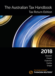 Australian Tax Handbook Tax Return Edition 2018 eBook