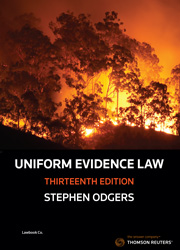 Uniform Evidence Law 13th Edition - eBook