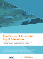 The Future of Australian Legal Education - Book