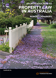 An Introduction to Property Law in Australia Fourth Edition - Book