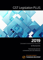 GST Legislation PLUS 2019 eBook