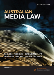Australian Media Law 6th Edition