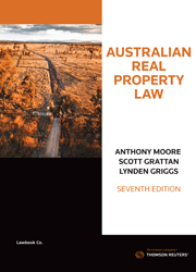 Australian Real Property Law Seventh Edition - Book & eBook