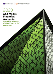 CP-XYZ Model Financial Accounts - General Purpose Financial Reporting