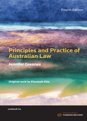 Principles and Practice of Australian Law 4th edition - Book