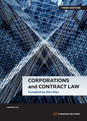 Corporations and Contract Law Third Edition