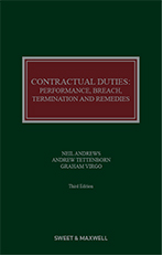Contractual Duties: Performance Breach Termination & Remedies 3rd edition