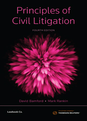 Principles of Civil Litigation Fourth Edition - Book