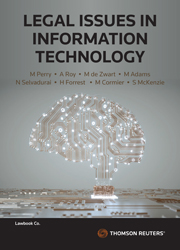 Legal Issues in Information Technology Book + eBook