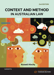 Context and Method in Australian Law Second Edition - Book