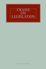 Craies on legislation 12th Edition