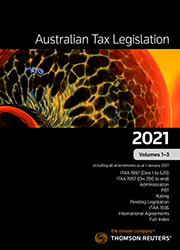 Australian Tax Legislation 2021 Volumes 1-3 - eBook