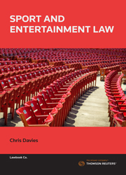 Sport and Entertainment Law First Edition Book + eBook
