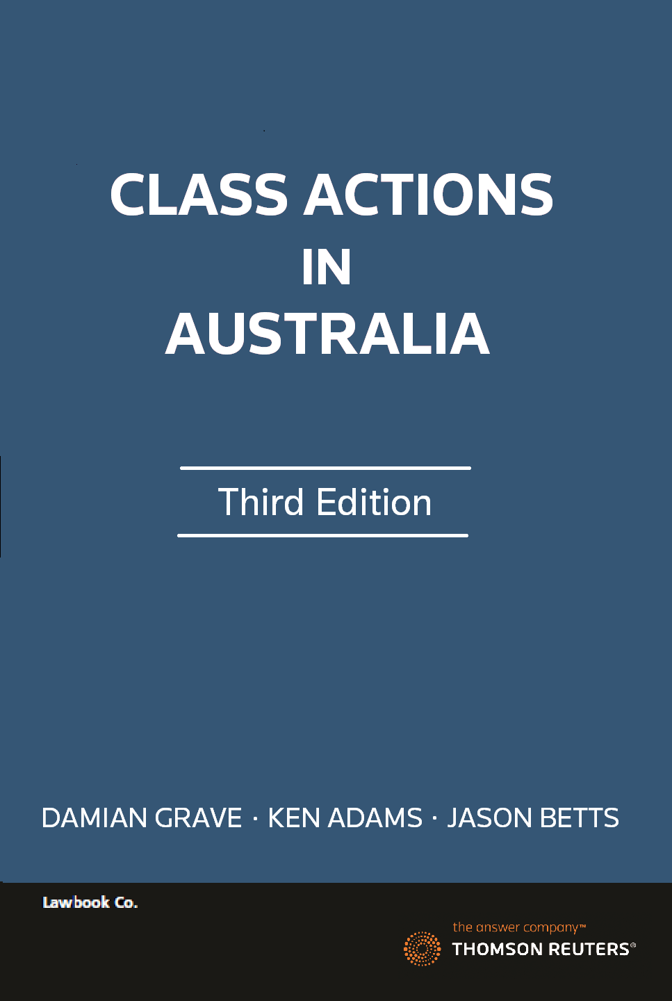 Class Actions in Australia 3rd Edition - Softcover Book