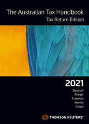 Australian Tax Handbook Tax Return Edition 2021 Book + eBook