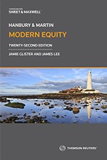 Hanbury on Modern Equity 22nd Edition