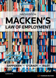 Macken's Law of Employment 9th Edition - Book & eBook