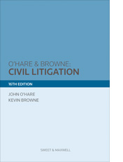 O'Hare and Browne Civil Litigation 20th Edition