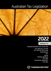 Australian Tax Legislation 2022 Vol 1 - 3