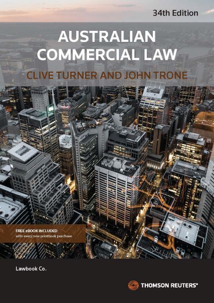 Australian Commercial Law 34th Edition - eBook