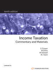 Income Taxation Commentary & Materials Tenth Edition 