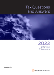 Tax Questions and Answers 2023 Book + eBook