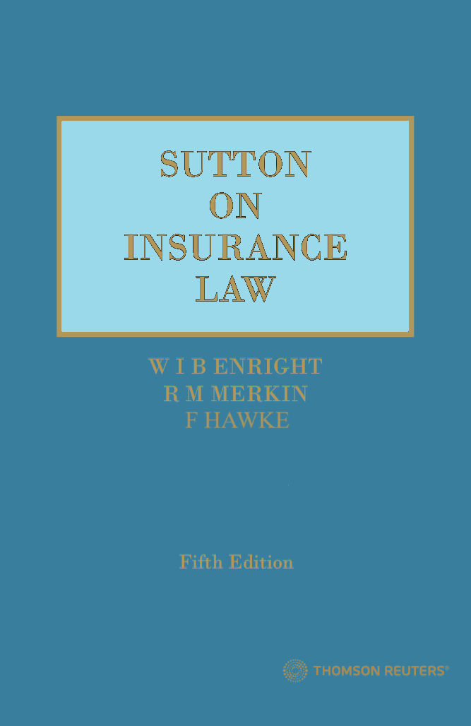 Picture of Sutton on Insurance Law 5th Edition (2 Volume set) - Book