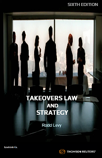 Takeovers Law & Strategy 6th Edition - Book