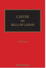 Picture of Carver on Bills of Lading 5th Edition