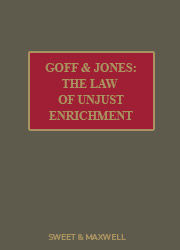 Goff and Jones The Law of Unjust Enrichmen 10th Edition