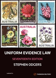 Uniform Evidence Law 17e - Book & eBook